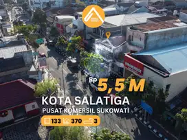 Jual Ruko Jalan Sukowati Kota Salatiga Pusat Komersil Muka Lebar