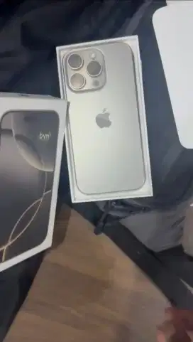 Iphone 16 Pro 256 ibox BH 100 Garansi 23/04/2026 Mulus No Minus