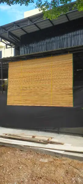 tirai Rumbi tangga lipat kursi bambu dll