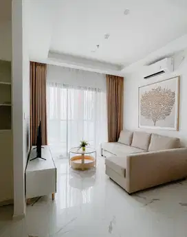 SEWA APARTEMEN 1+1 BEDROOM LANTAI 18 SQ RES SOUTH QUARTER RESIDENCE