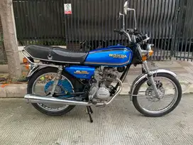 Honda GL100 Tahun 80 Biru