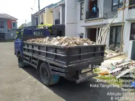 Jasa buang puing,tanah dan sampah proyek area pamulang sekitarnya