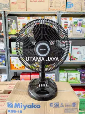 KIPAS ANGIN MEJA 12INCH MIYAKO KAD-1228H (BARU DAN BERGARANSI)