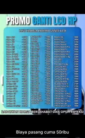 Melayani home service handphone dan travel , tour