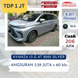 Promo TDP 1 Juta Avanza 1.5 G AT 2022 Silver