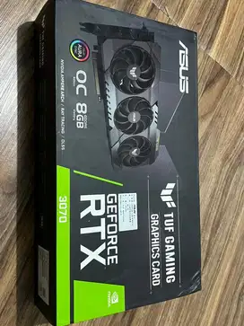 BNOB vga rtx 3070 asus tuf gaming 8gb gddr6 MASIH BARU DAN SEGEL