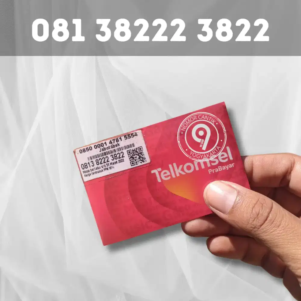 NOMOR CANTIK TELKOMSEL SIMPATI TRIPLE 38222 ABCD 3822