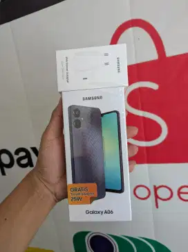 NEW SEGEL - SAMSUNG A06 4/64GB GARANSI RESMI