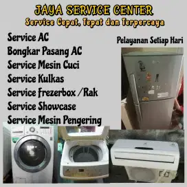 Service Kulkas Mesin Cuci Bongkar Pasang AC Servis AC Frezer Kebomas