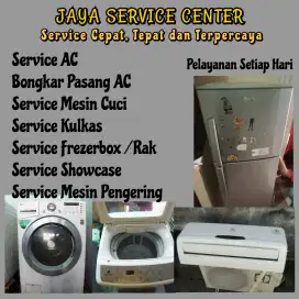 Service Kulkas Mesin Cuci Servis Frezer AC Bongkar AC Pasang AC Taman
