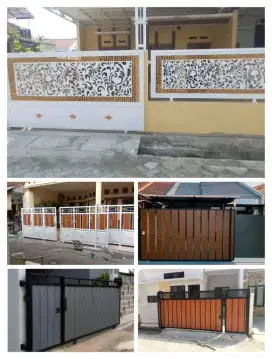 Tukang las pembuatan pagar kanopi tralis jendela