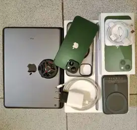 IPHONE 13 128 GREEN INTER DAN IPAD 9 64 GB WIFI0