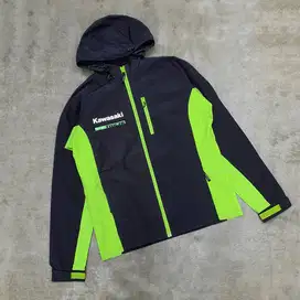 Taichi Kawasaki Windbreaker Black-Green Size L Asia