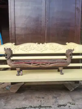 congklak dakon tua motif naga mainan anak kolonial