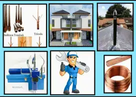 Pusat Jual + Pasang Instalasi Pasang Alat Penangkal Petir SNI