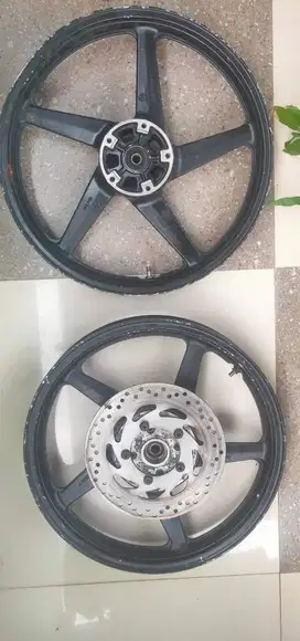 velg racing Depan belakang VIXION OLD (bawaan) YGP + Cakram