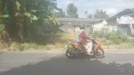 Disewakan tanah murah pinggir jalan di pencarsari jl Kaliurang km 12