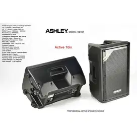 New Speaker Monitor Aktif 140 watt 10 Inch ASHLEY DB10A 1 Box Original