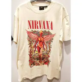 T-shirt original Cotton On - Nirvana - In utero Floral