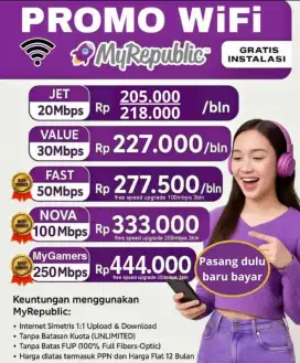 Internet Myrepublik surabaya dan sidoharjo