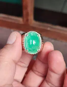 NATURAL GREEN EMERALD BIG SIZE BODYGLASS 16,15 CTS,