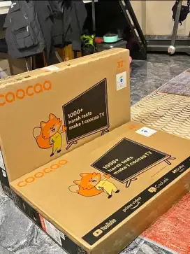 Tv led coocaa 32 smart tv baru