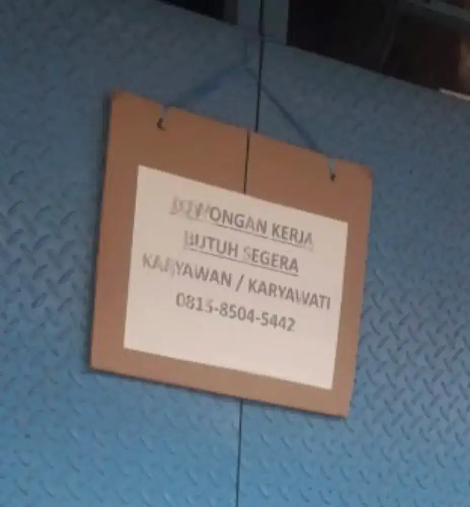 Lowongan Kerja Packing