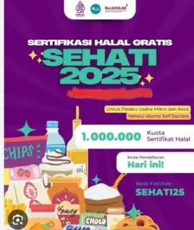 JASA PEMBUATAN SERTIFIKAT HALAL GRATIS