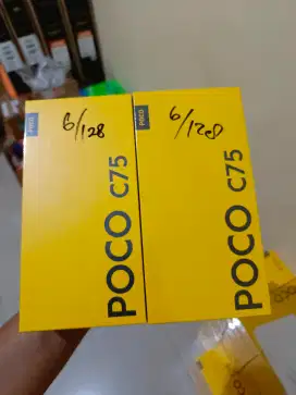 Poco C75 6/128 baru garansi resmi