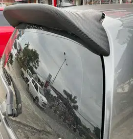Spoiler spoon honda brio lama