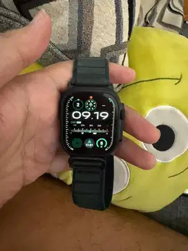 Apple Watch Ultra 2 with Dark Green Alpine Loop