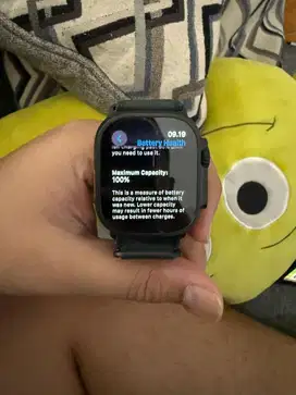 Apple Watch Ultra 2 with Dark Green Alpine Loop