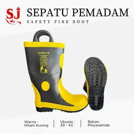 Sepatu Pemadam Kebakaran HARMIT/ Safety Fire Boot