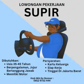 Dibutuhkan Driver