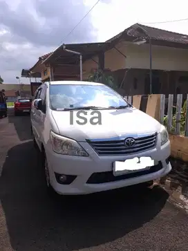 INNOVA G 2.0 BENSIN MANUAL 2013 PUTIH PURWOKERTO