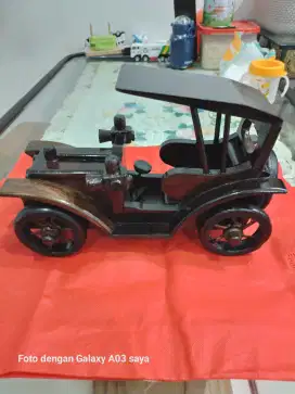 Pajangan mobil kayu jati buat koleksi P.30cmx L.20cm.