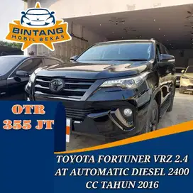 TOYOTA FORTUNER VRZ 2.4 AT AUTOMATIC 2400 CC DIESEL TAHUN 2016