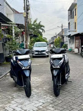 KM 18 KILO❗️BEAT KEYLESS 2025 HITAM/BIRU LIKE NEW nik 2024
