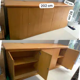 Buffet Tv Bekas Lemari Buffet 5 pintu