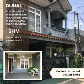 DIJUAL RUMAH LOKASI STRATEGIS DI BEKASI KOTA DEKAT JAKARTA