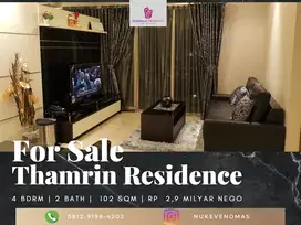 Dijual Apartemen Thamrin Residence 3BR Plus Room Service