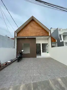 Brand New scandinavian House With Rooftop Kukusan Depok