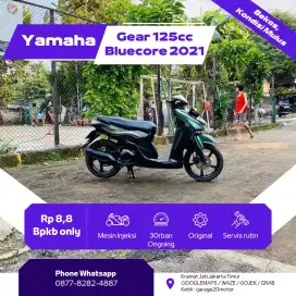 Yamaha gear 125cc std bluecore fi Tahun 2021 Stnk hilang