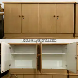 Lemari Buffet 4 pintu Bekas Kantor Buffet TV