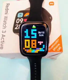 Redmi 3 Active smart watch (Lengkap dusbook, kabel charge)