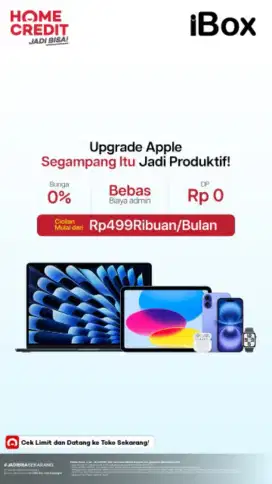CICILAN DP 0% FREE 2X CICILAN