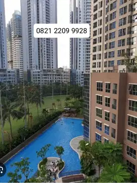 Disewakan harian apartemen di kemayoran type 1 kmr, full furniture