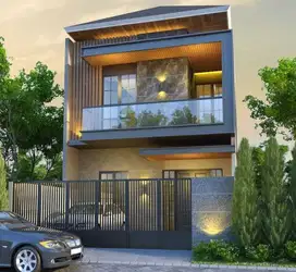 Rumah Manyar Kertoadi Baru 2 Lantai 2M an Modern Cantik Surabaya