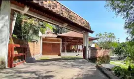 DIJUAL MURAH RUMAH ETNIK JOGLO PENDOPO JATI AREA BERBAH SLEMAN