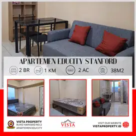 Disewakan Educity Type 2BR Murah Semi Furnished by Vista Property